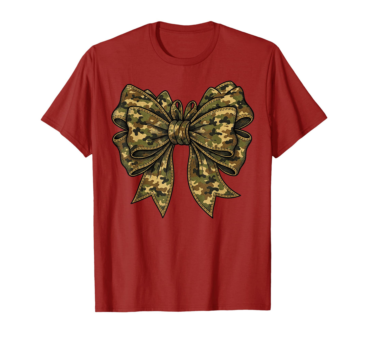 Hunting Season Toddler Girls Camo Coquette Bow Camouflage T-Shirt