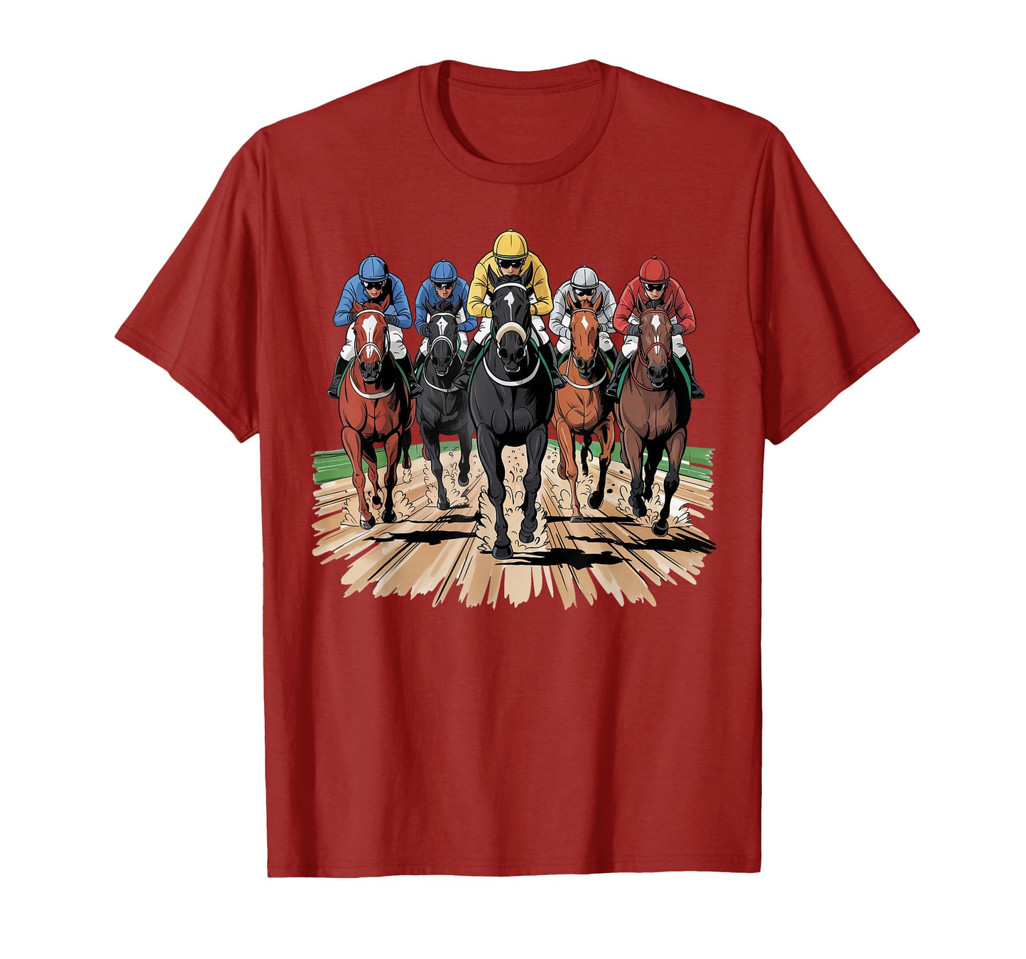 Horse Racing Jockey Racer Derby Rider Gifts Men Women Kids T-Shirt