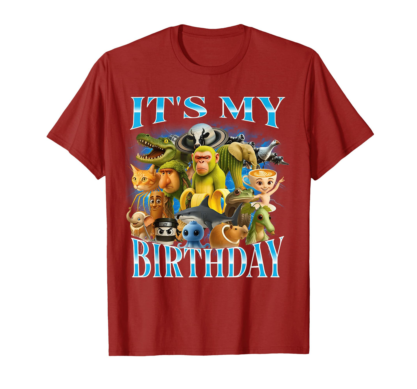 Italian Brainrot Birthday Kids T-Shirt