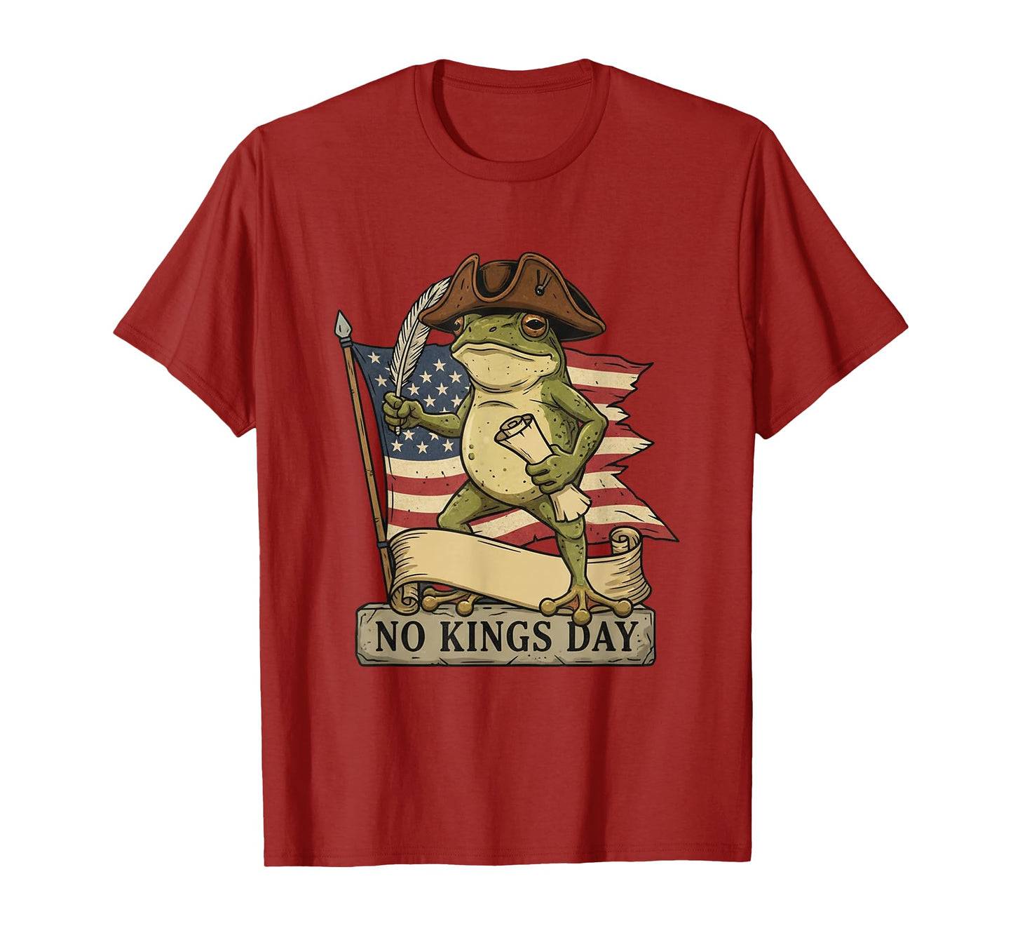 No Kings Day Portland Shirt Frog Protest T-Shirt
