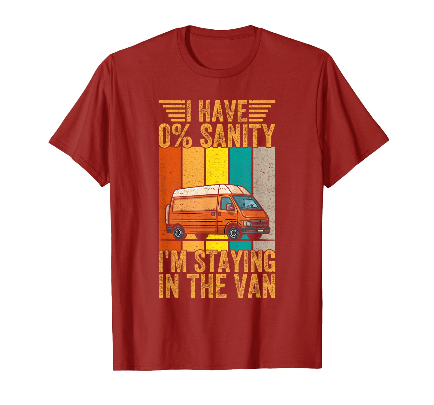 Funny Vintage I'm Staying In Tha Van Phasmophobia Men Women T-Shirt