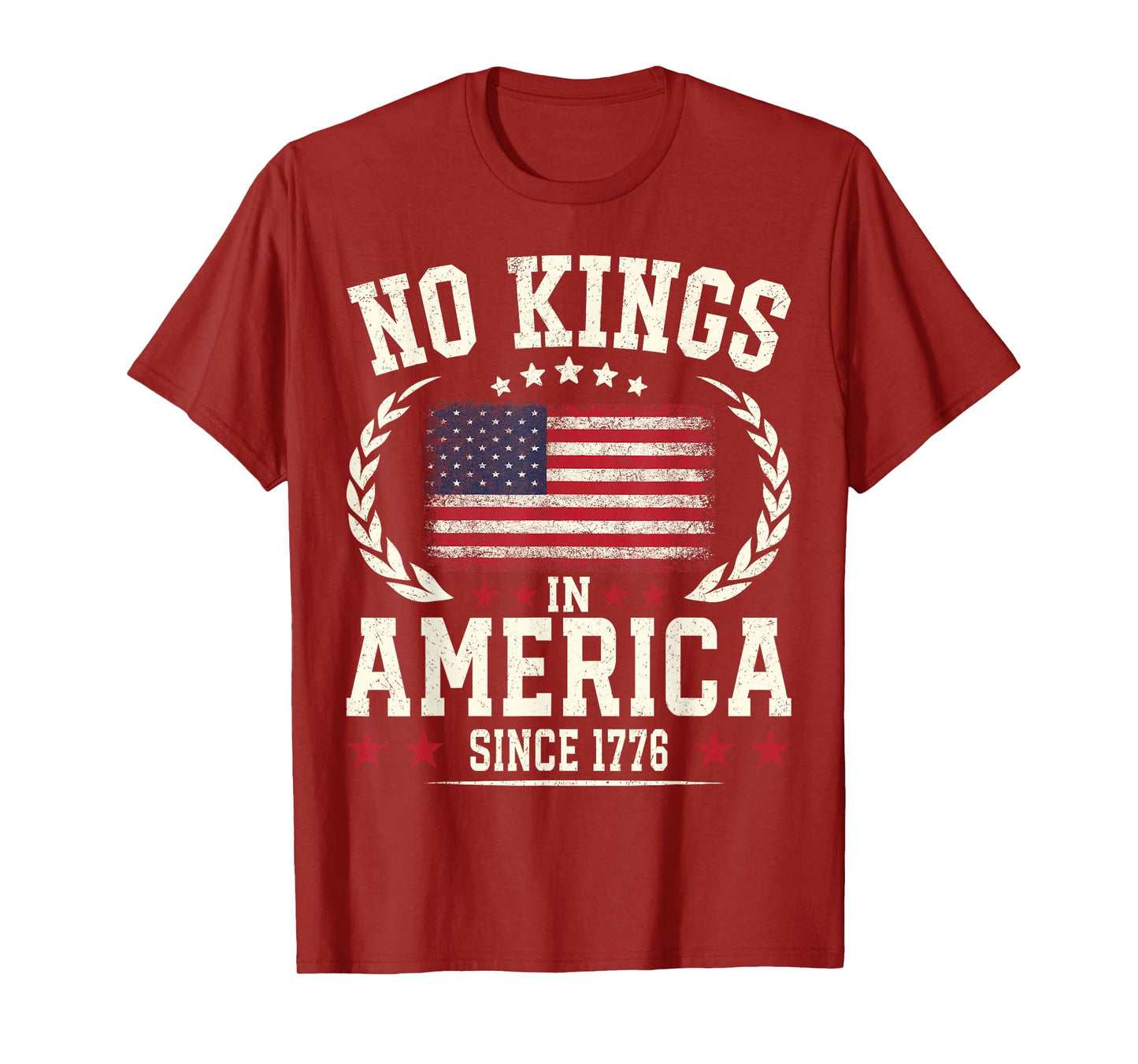 No Kings In America 1776 Save Democracy United States T-Shirt