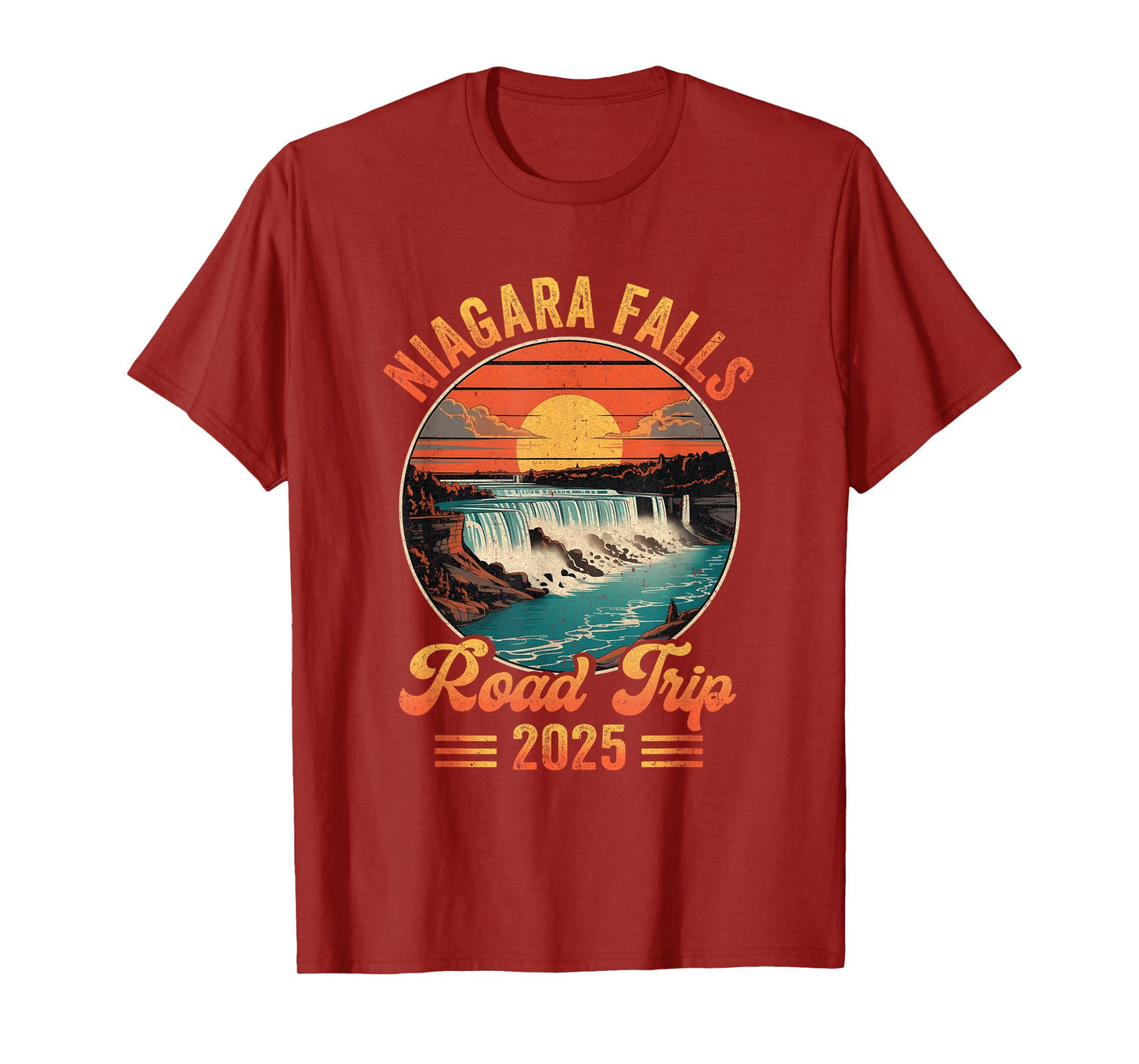 Niagara Falls Road Trip 2025 Summer Vacation Family Matching T-Shirt