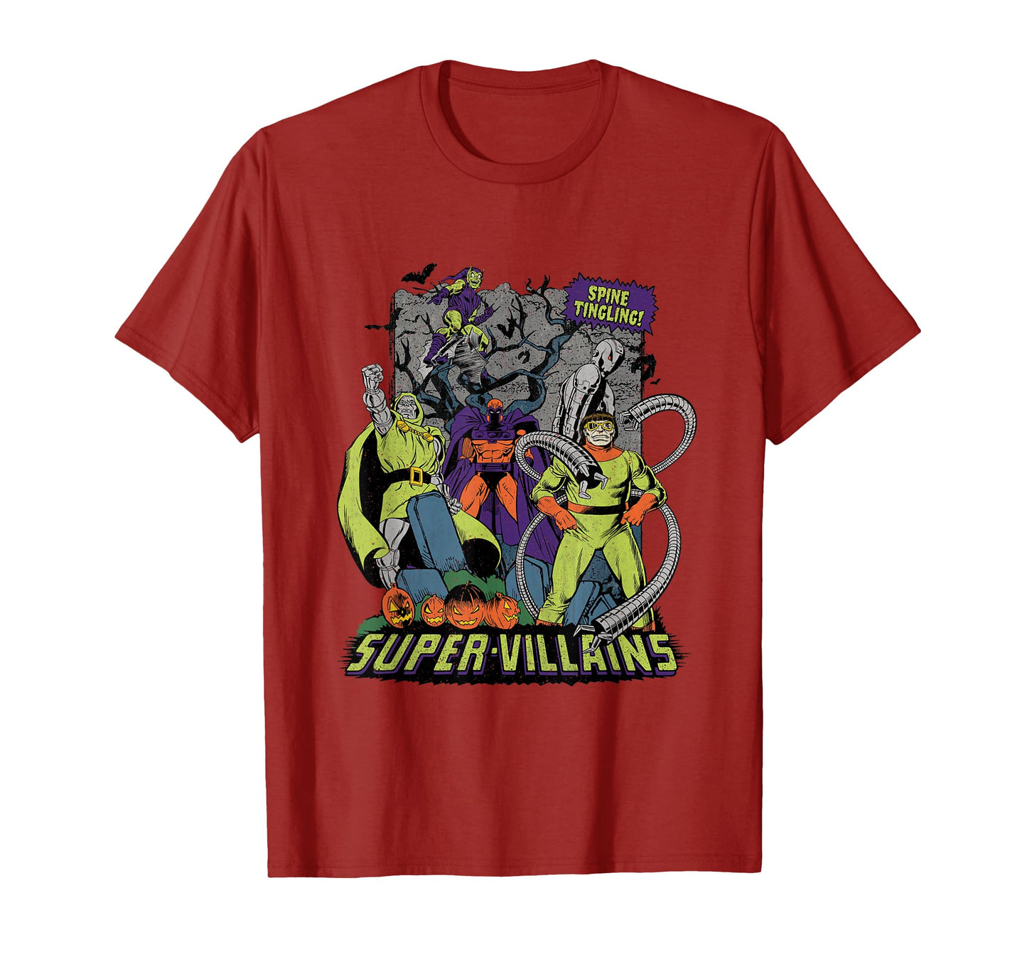 Marvel Halloween Spine-Tingling Super-Villains T-Shirt