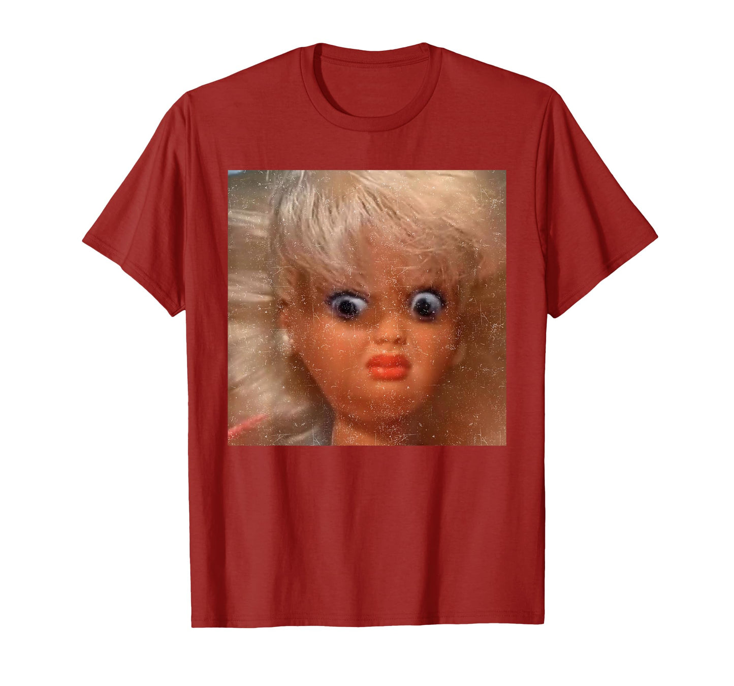Funny Disgusting Doll Face Meme T-Shirt
