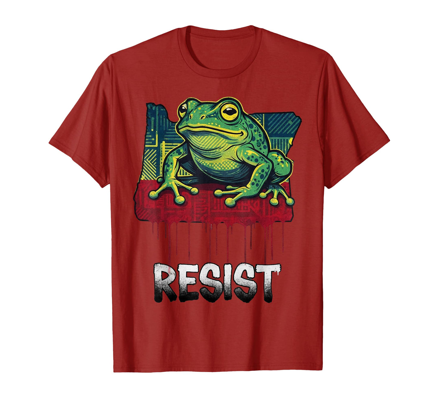 Portland Frog Protest Shirt Funny Portland Frog Protest T-Shirt