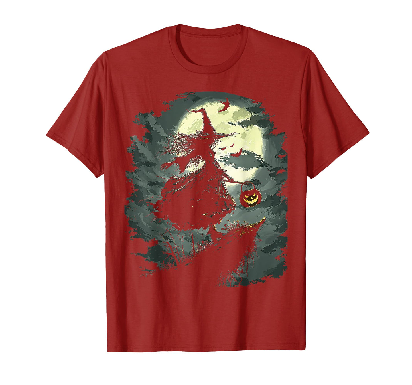 Witch Costume Halloween Spooky Art Witch T-Shirt