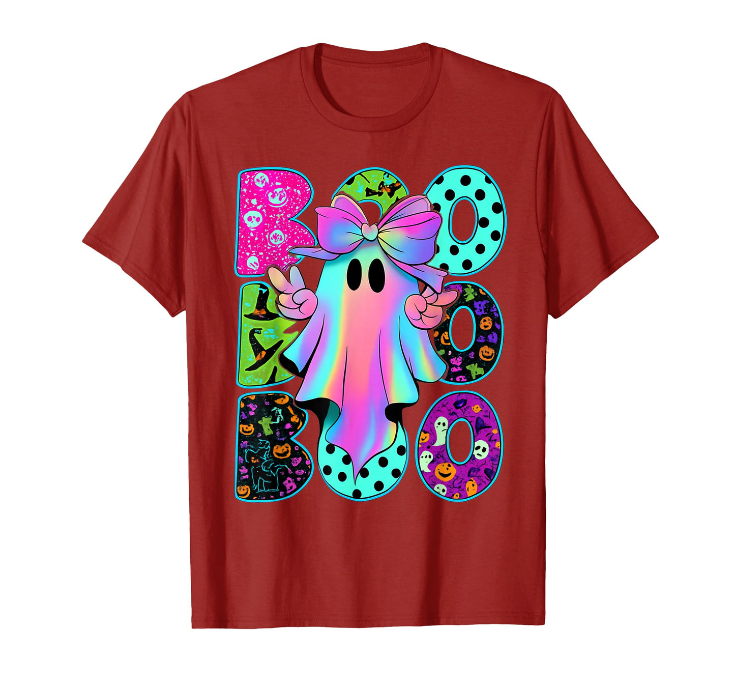 Cute Pastel Halloween Ghost Boo for Everyone in Spooky T-Shirt