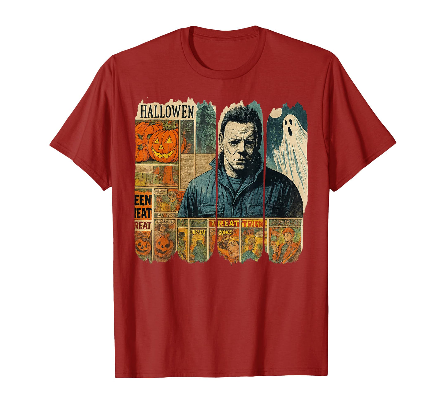 Spooky Season Halloween The Monster Frankenstein Vintage T-Shirt