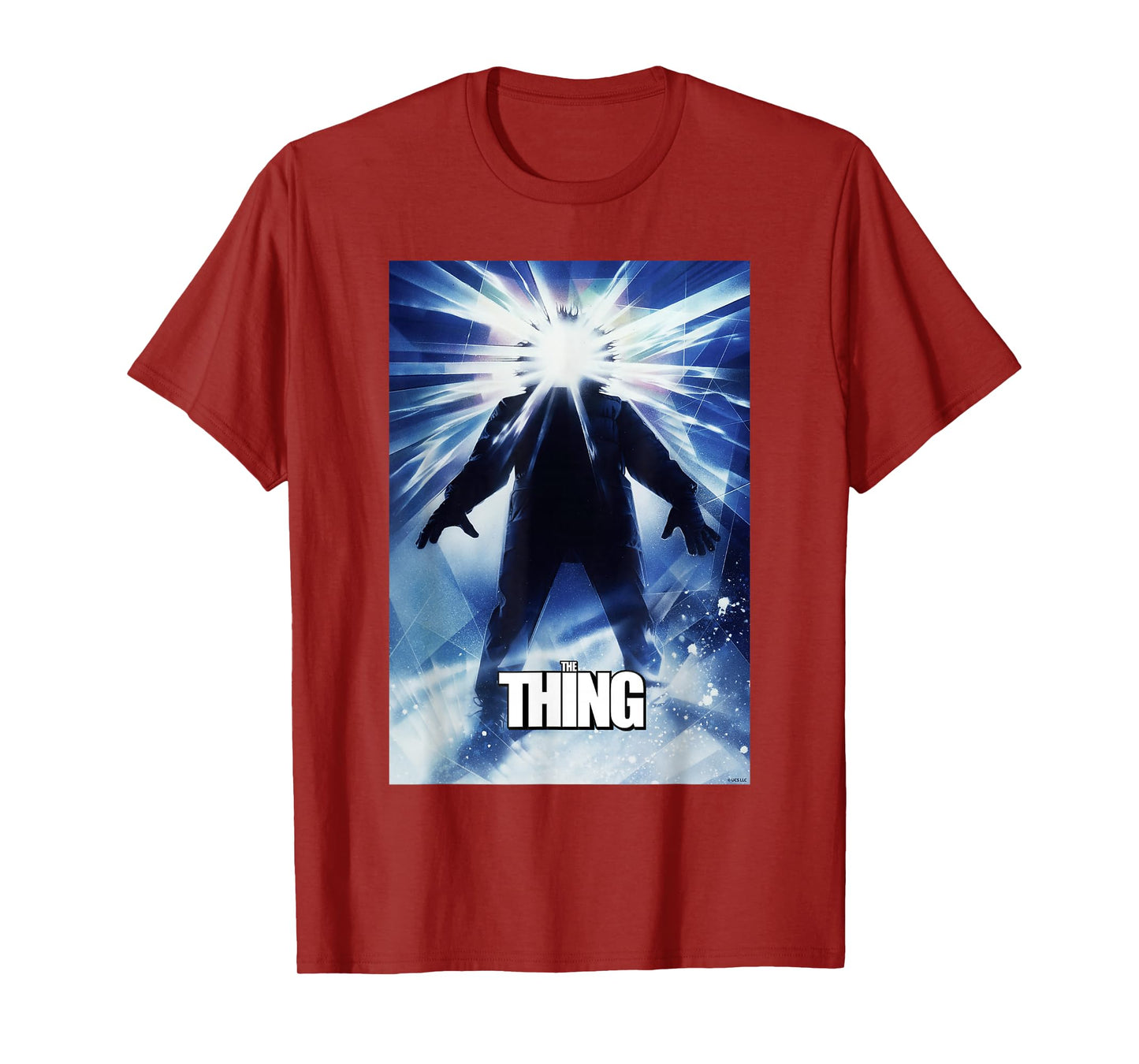 The Thing Glowing Silhouette Movie Poster T-Shirt