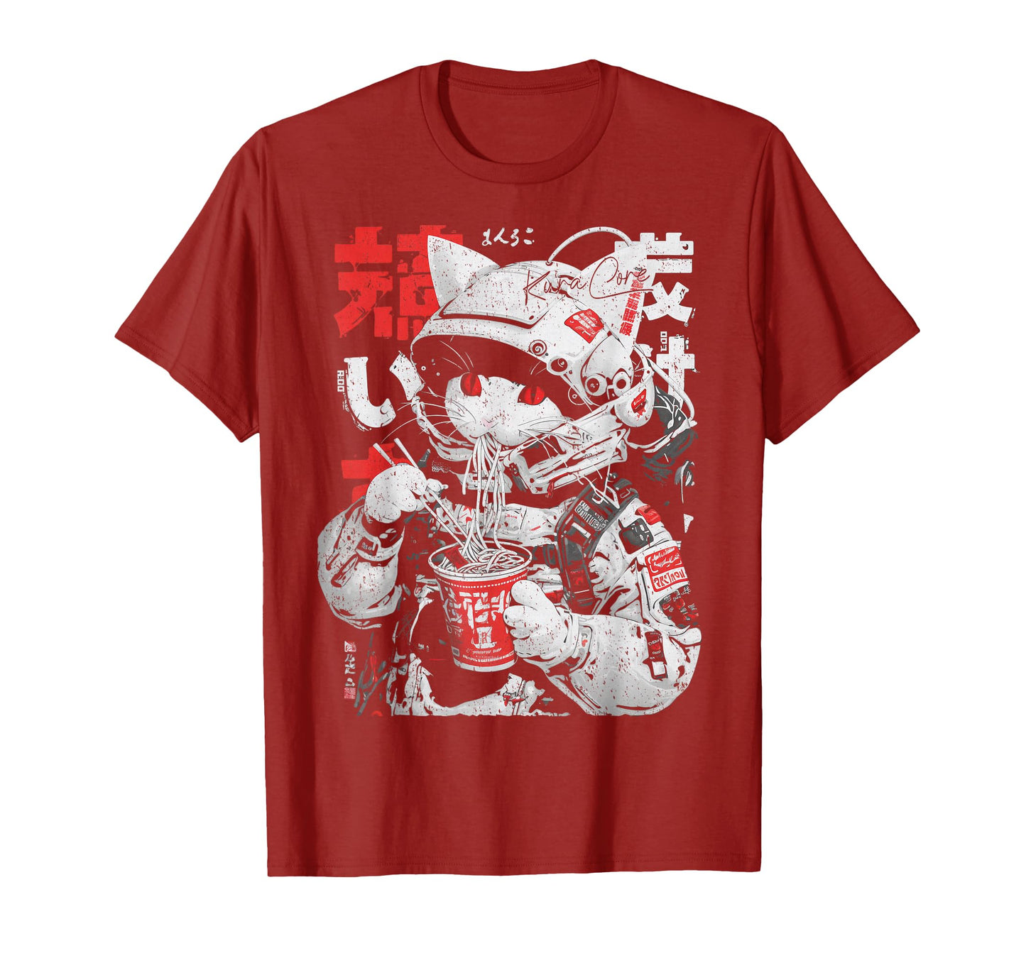 Japanese Streetwear Cyberpunk Y2K Retro Techwear Manga Anime T-Shirt