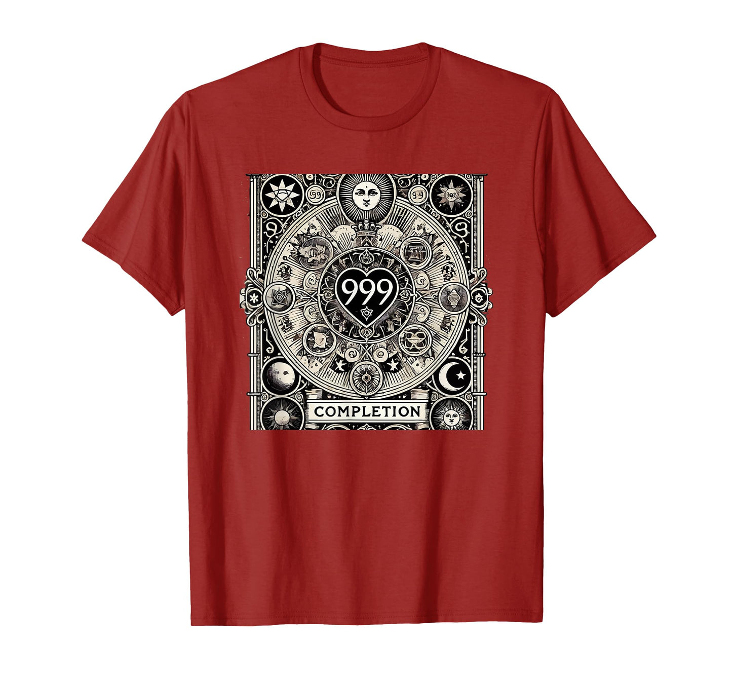 Angel Number 999 Completion Numerology T-Shirt