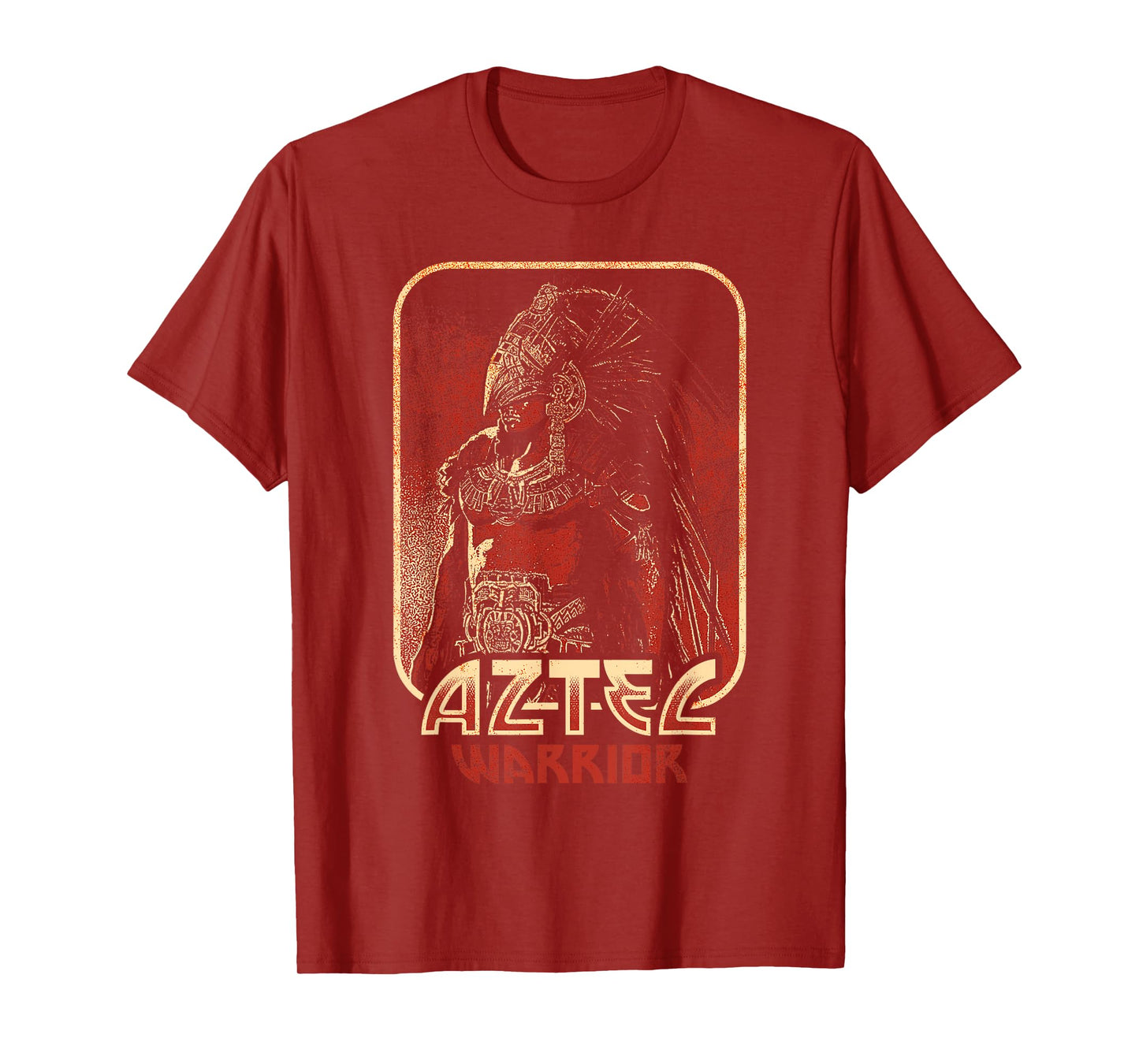 Aztec Warrior King Mexico Native Aztec Art Mayan T-Shirt