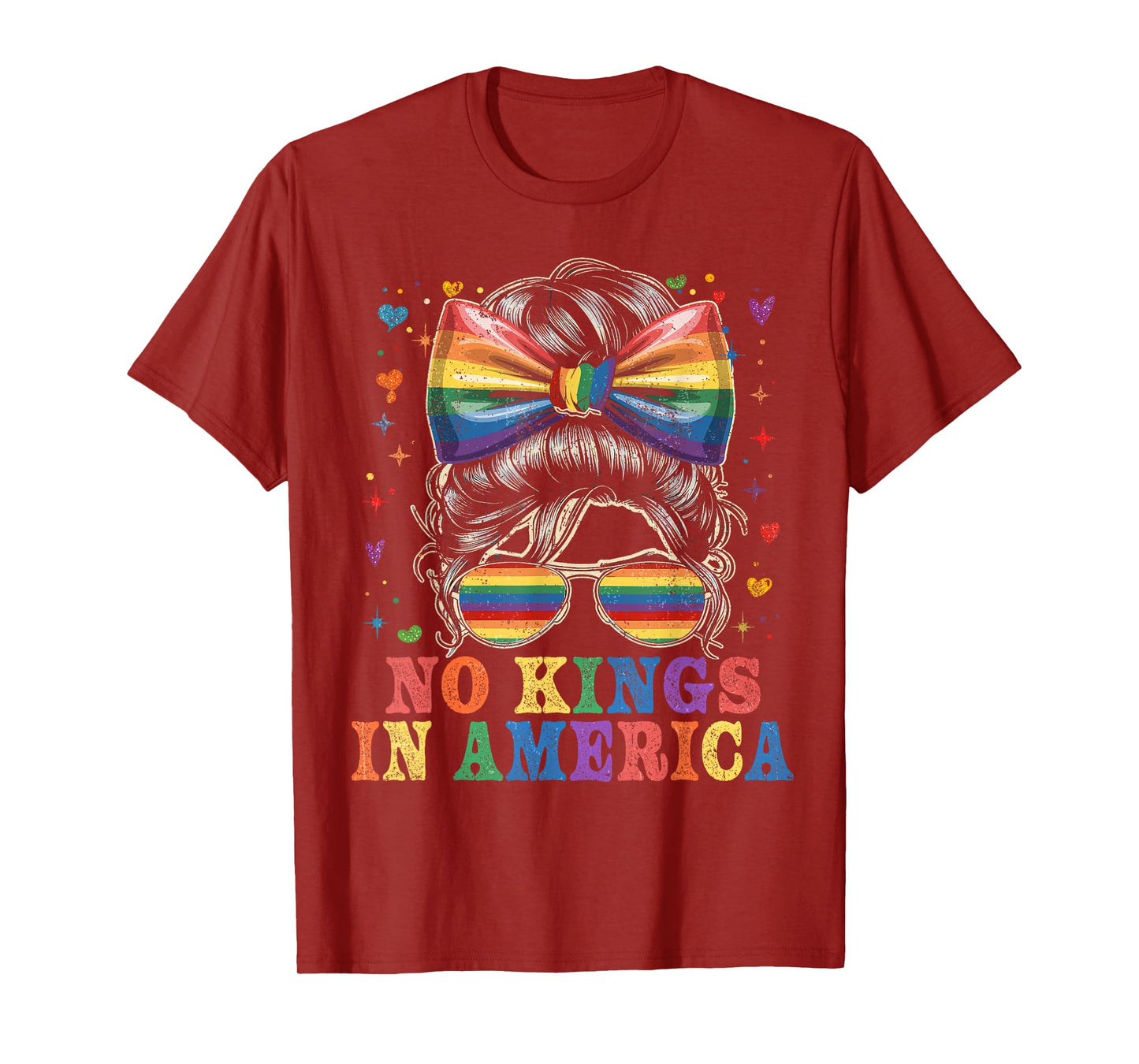 No Kings in America LGBT Shirt Men Women No Kings Since 1776 T-Shirt