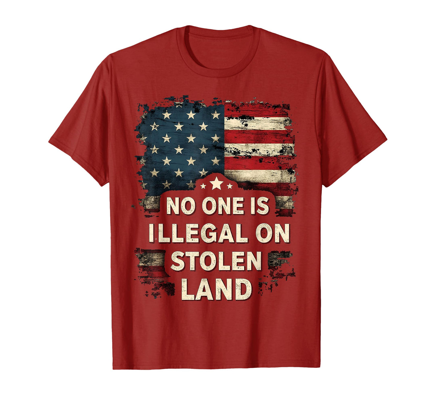 Native Americans No One Is Illegal on Stolen Land T-Shirt