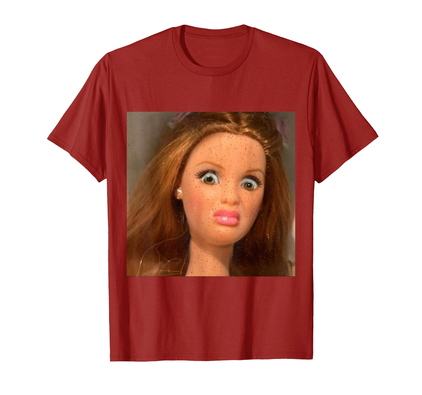 Funny Disgusting Doll Face Meme T-Shirt