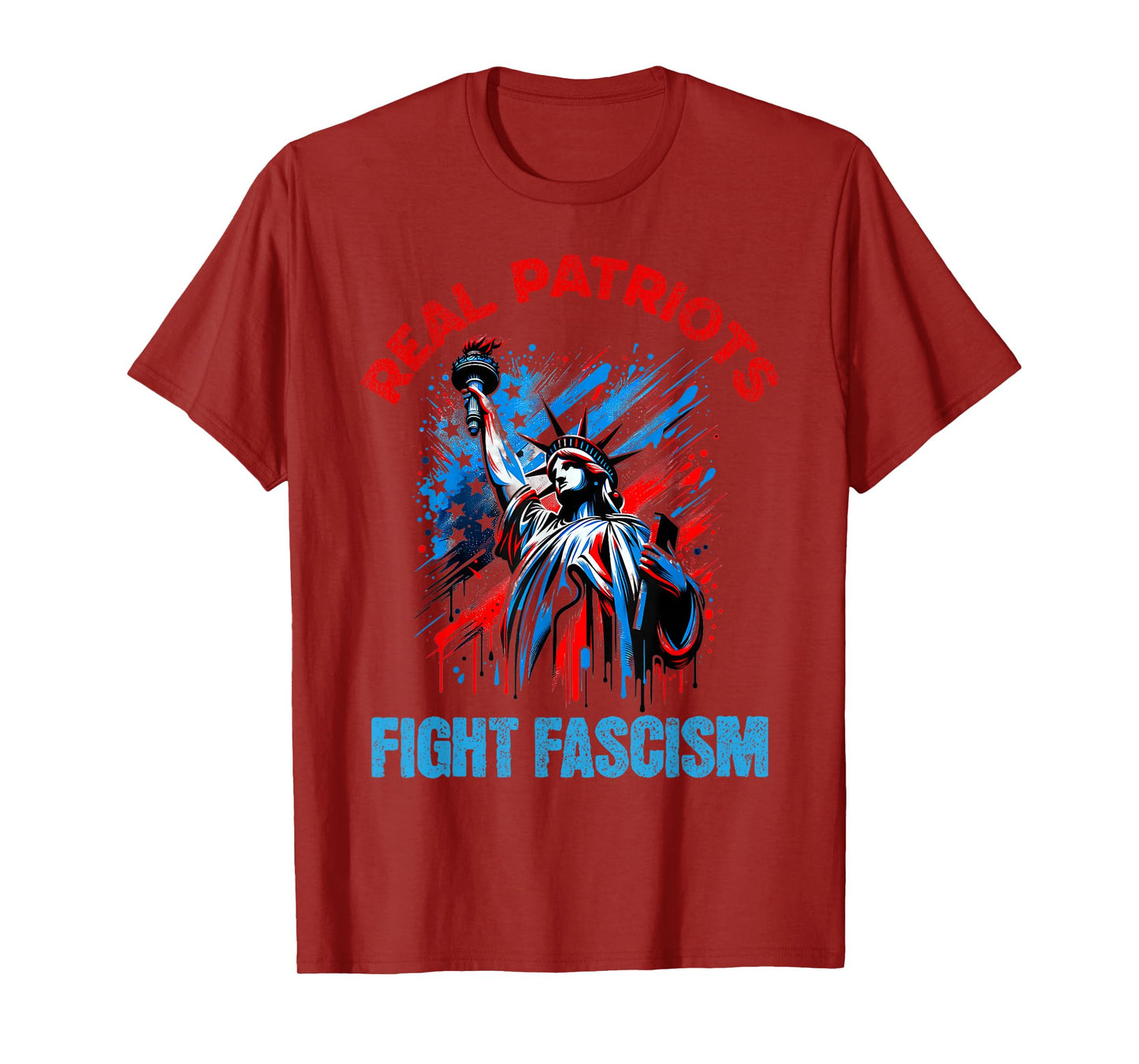Real Patriots Fight Fascism Funny Flowers Women Men No Kings T-Shirt