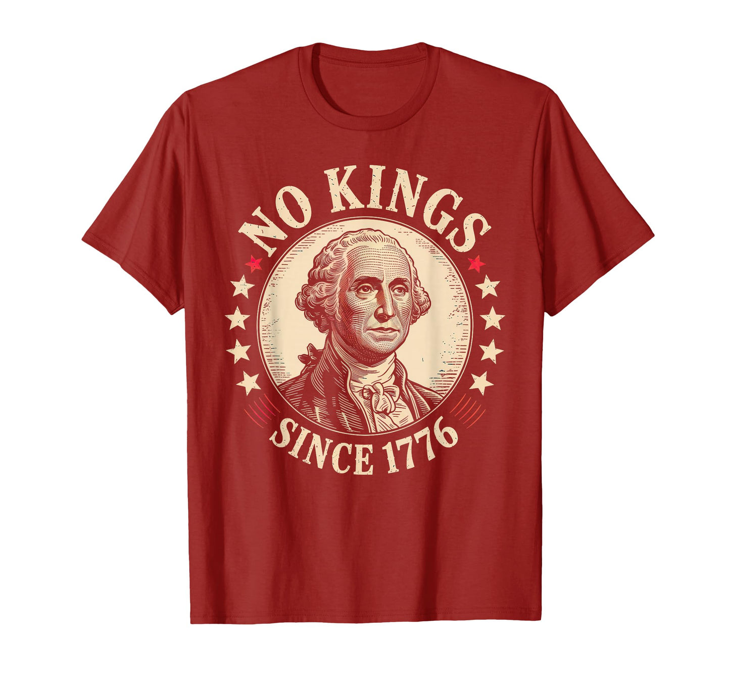 No Kings In America 1776 T-Shirt