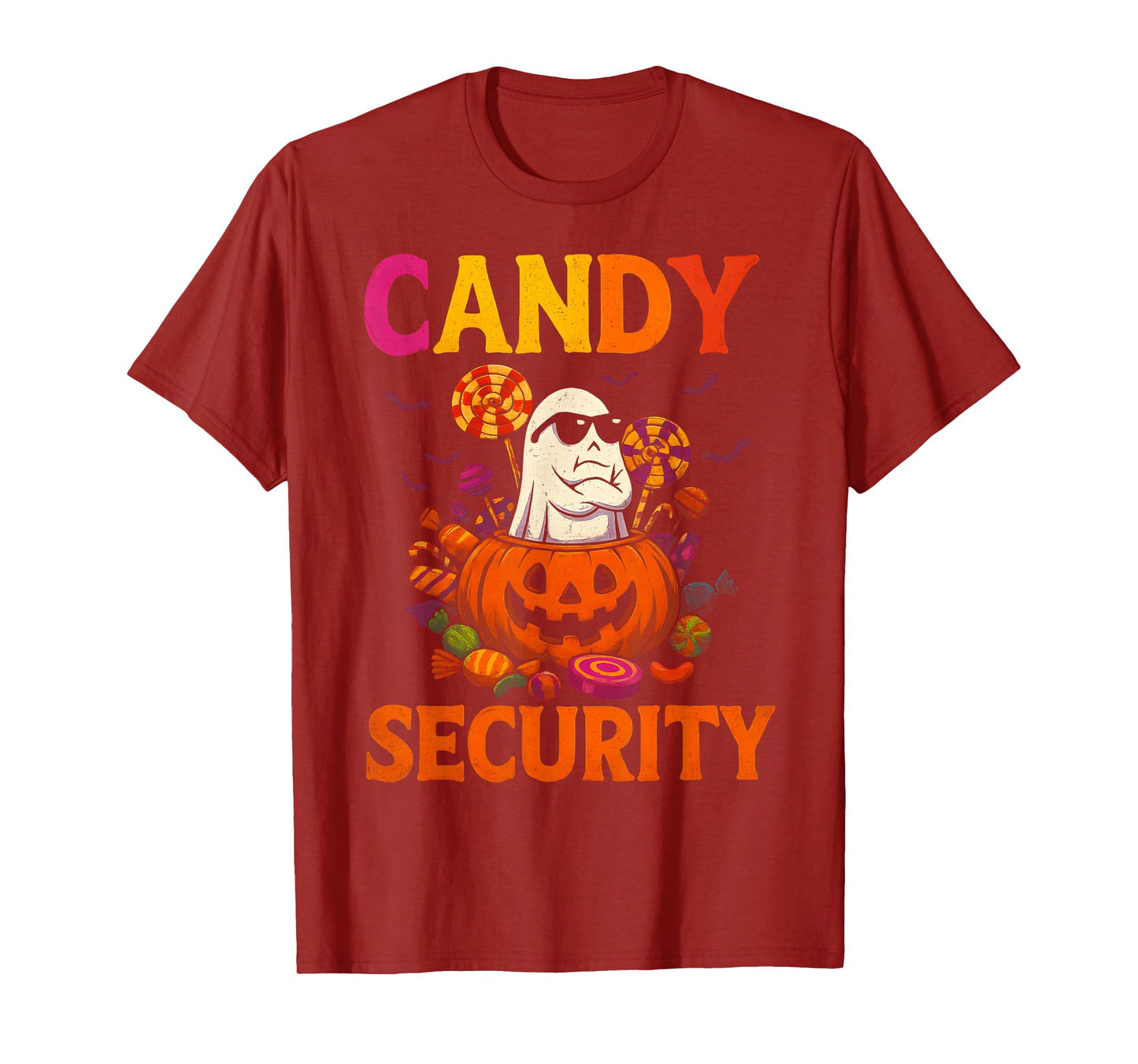 Candy Security Ghost Halloween Costume T-Shirt