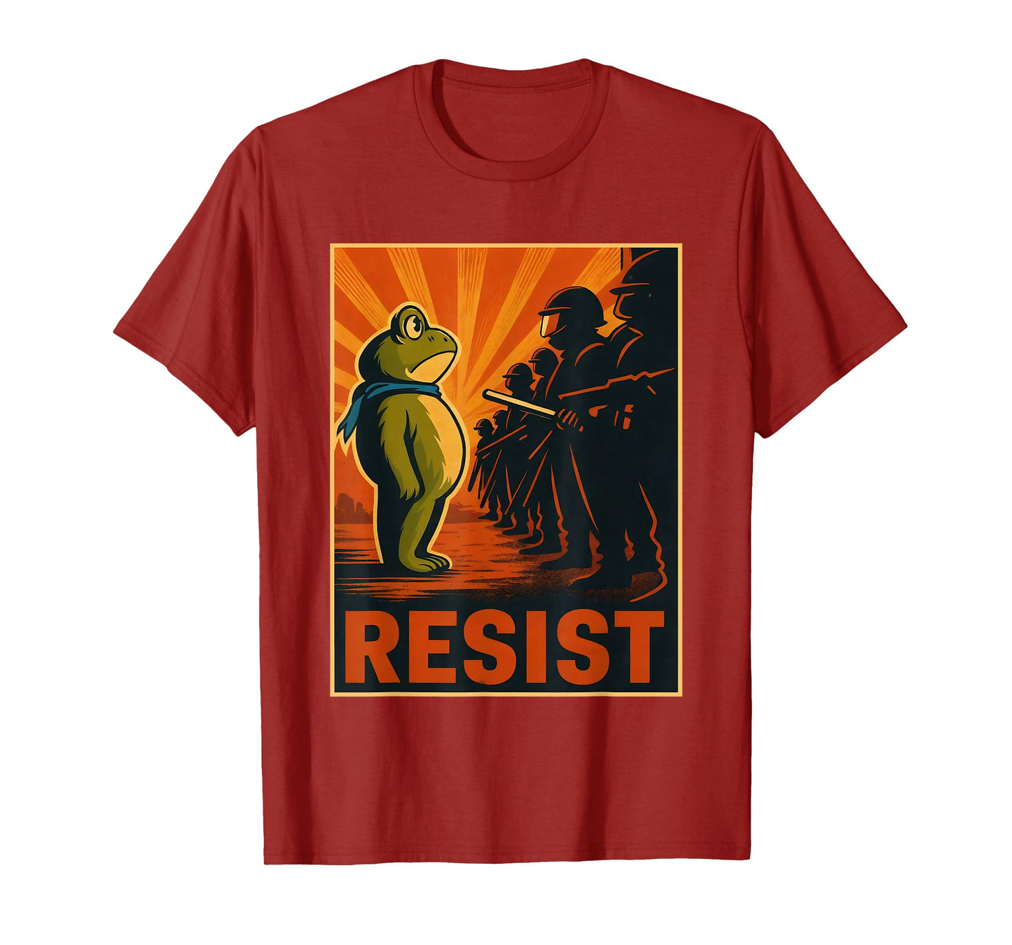 Frog Resist Portland Frog Protest - Portland Frog Activist T-Shirt