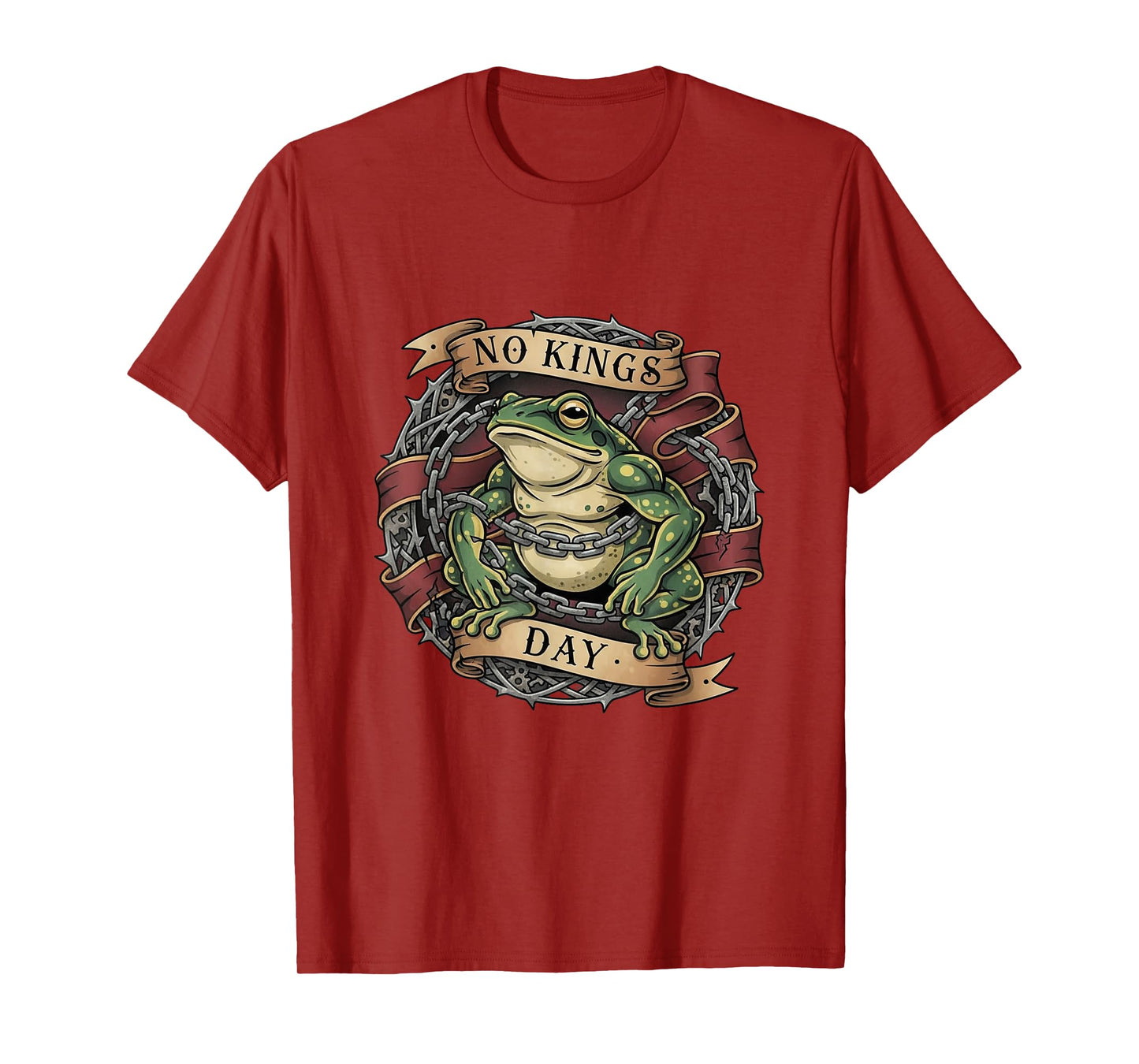 No Kings Day Portland Shirt Frog Protest T-Shirt