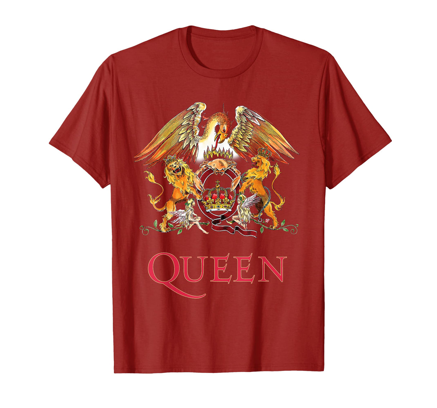 Queen Official Classic Crest Short Sleeve T-Shirt