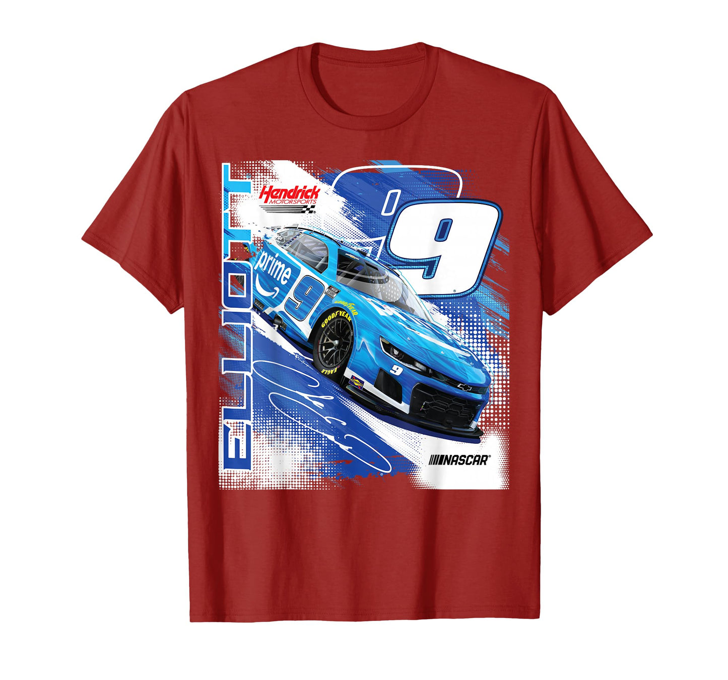 NASCAR - Chase Elliott #9 Prime - Hendrick Motorsports T-Shirt