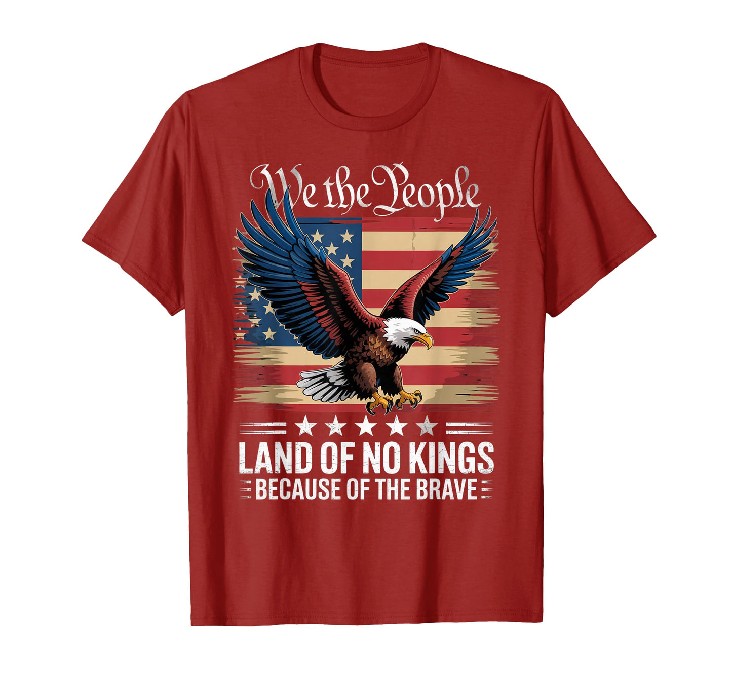 Land of No Kings Because of The Brave No Kings Day T-Shirt