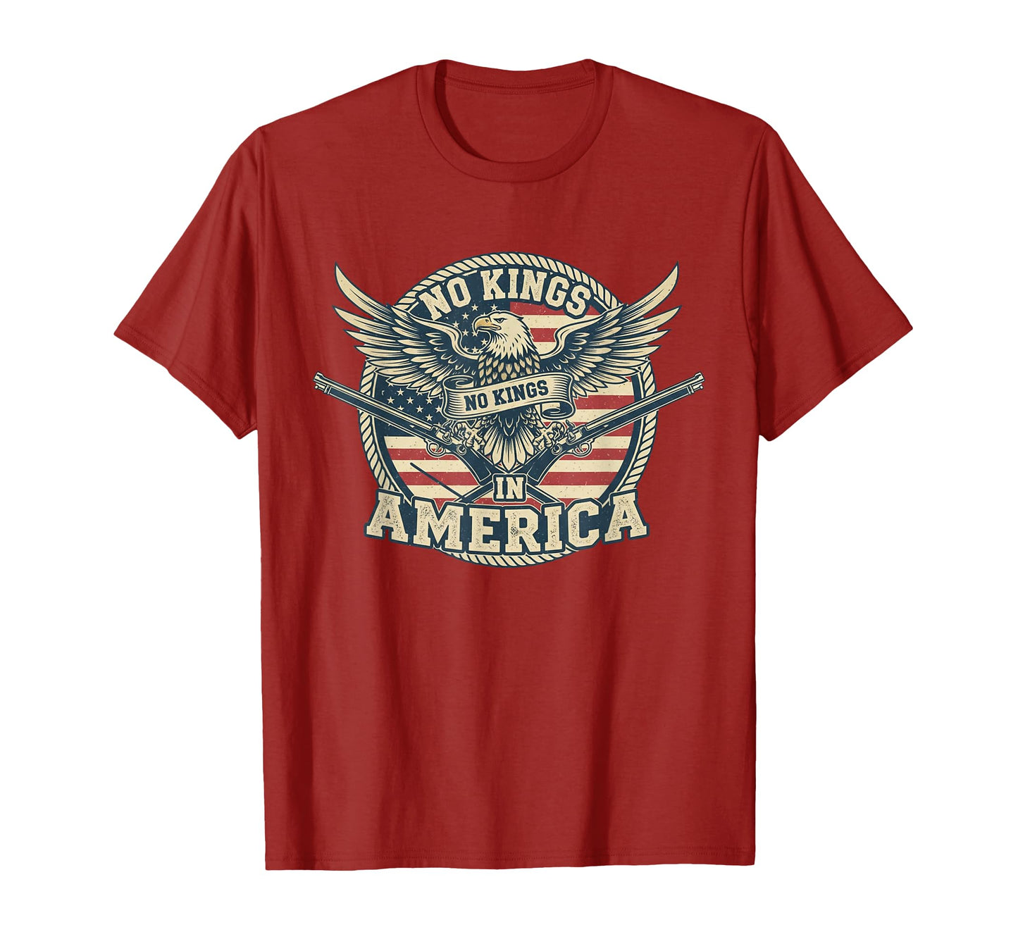 No King in America Cool No Kings Matching tee for Men Women T-Shirt