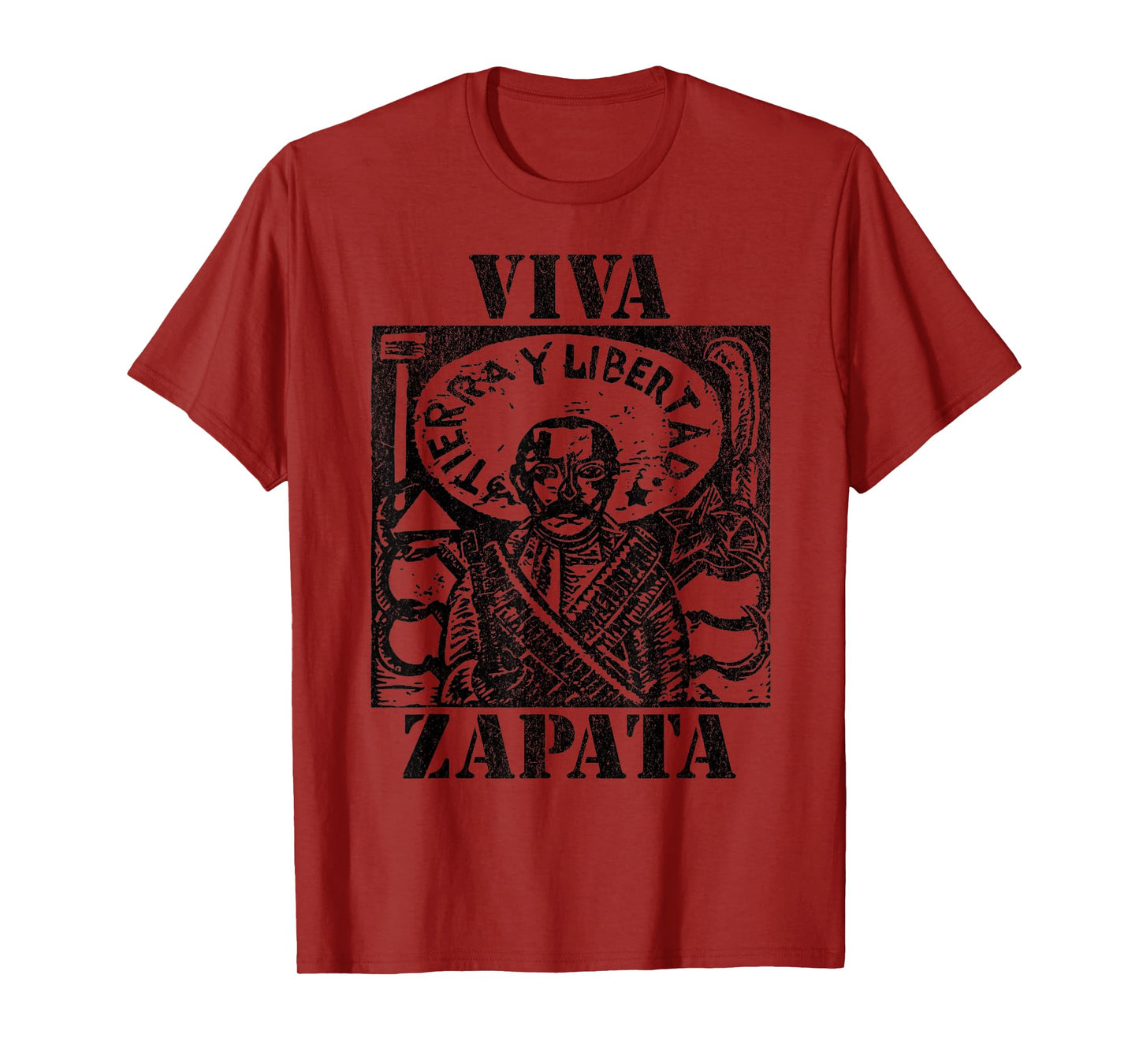 Vintage Viva Zapata Abolish Ice Protest Mexican Art No Kings T-Shirt