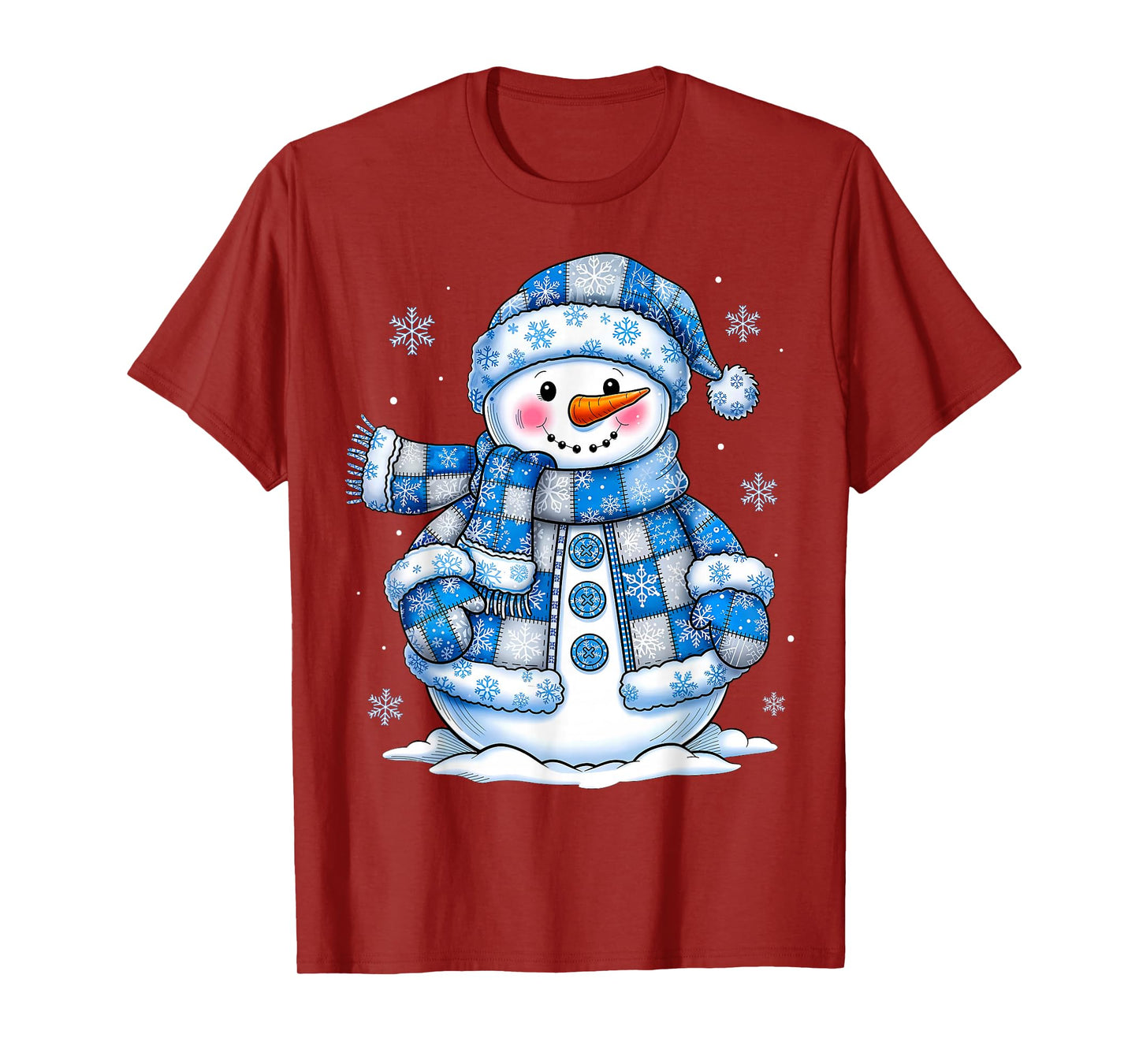Snowman for Women Men Kids Grandkids Christmas T-Shirt