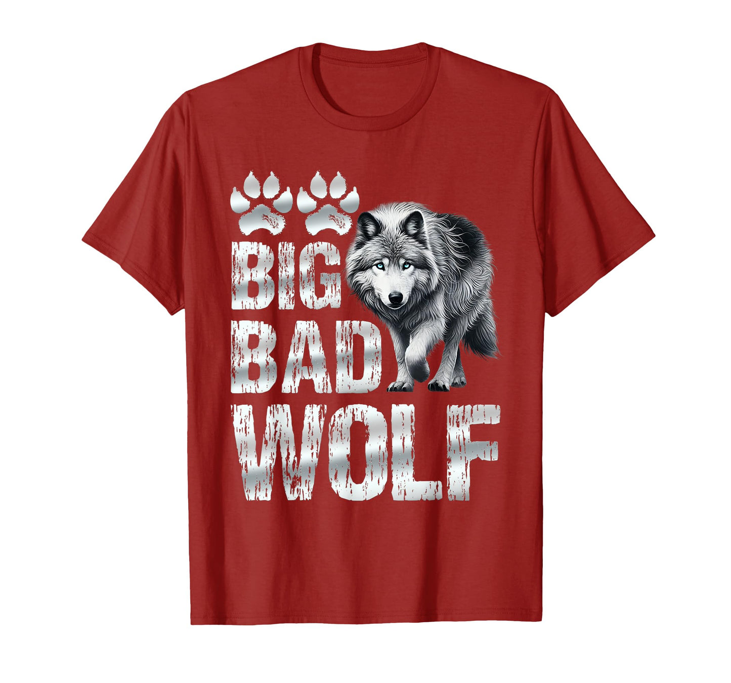 Wolf Spirit BIG AND BAD WOLF Wolf Pack Funny Wolves T-Shirt