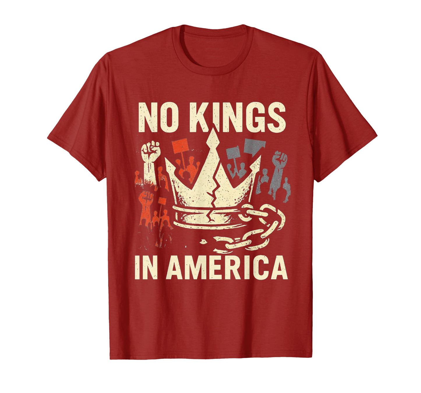 No Kings In America Pro Democracy T-Shirt