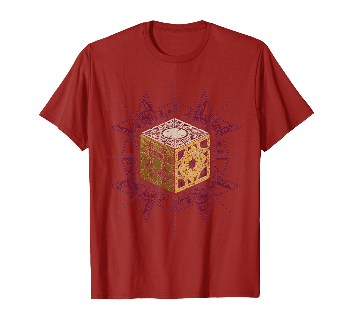 Vintage Funny Horror Gift Retro Classic Game Gift Puzzle Box T-Shirt