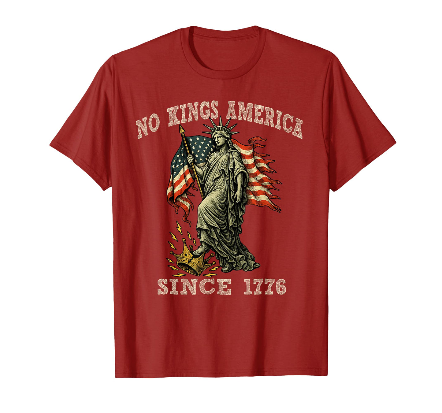 Patriotic Pro-Democracy Protest June 14 No Kings in America T-Shirt