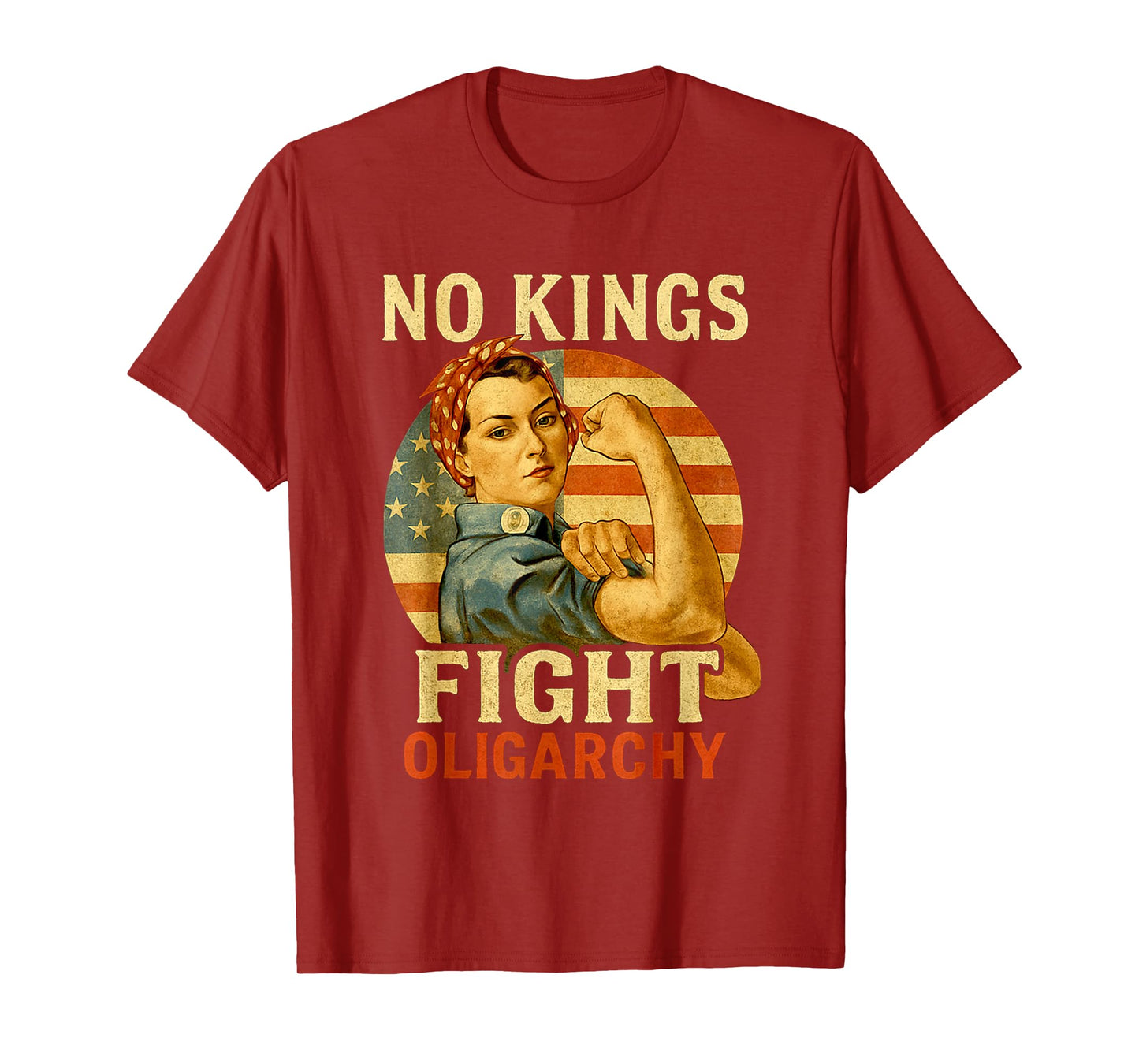 No Kings Fight Oligarchy No Kings in America Women T-Shirt