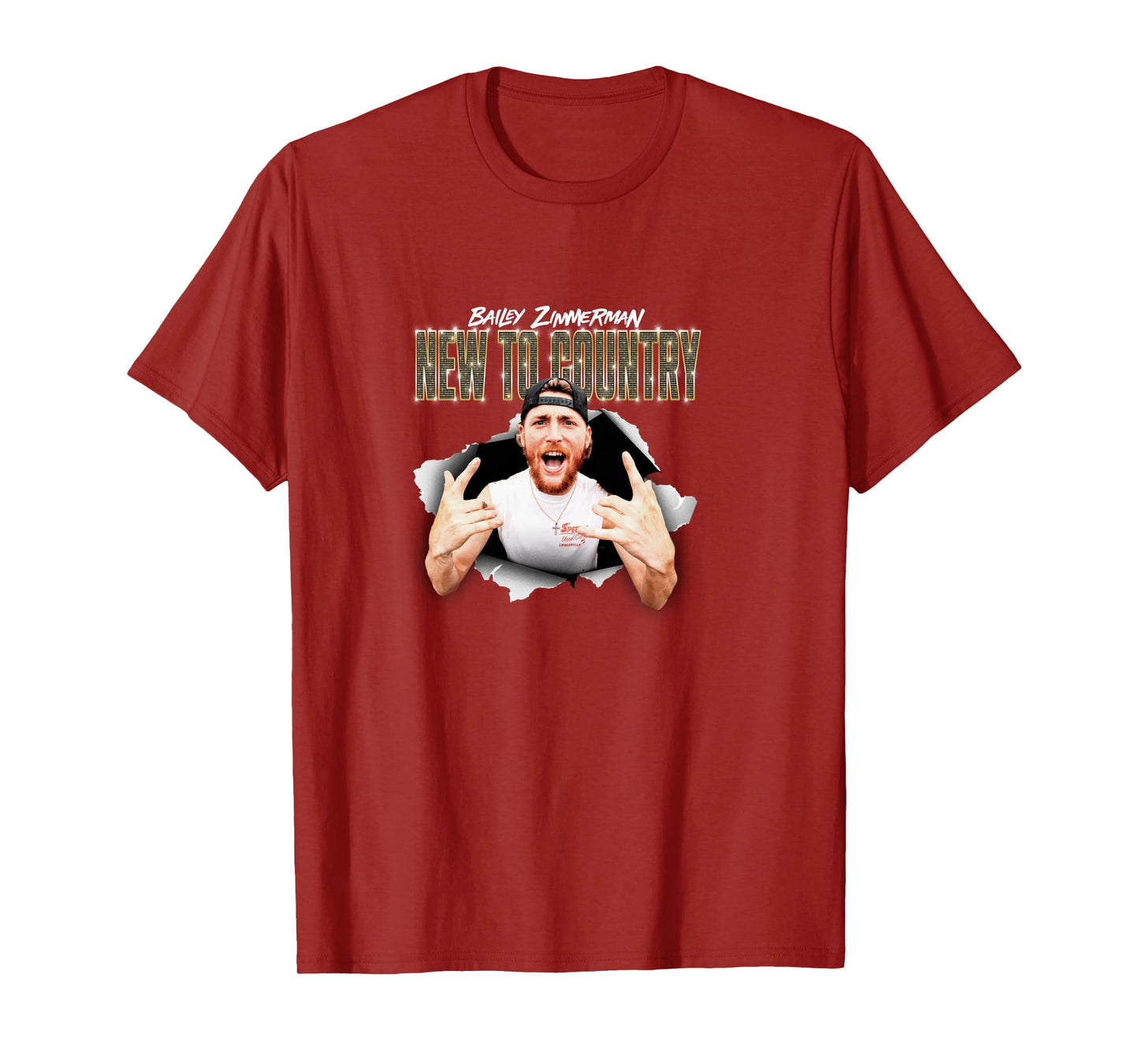 Bailey Zimmerman New to Country Tour Pullover Hoodie