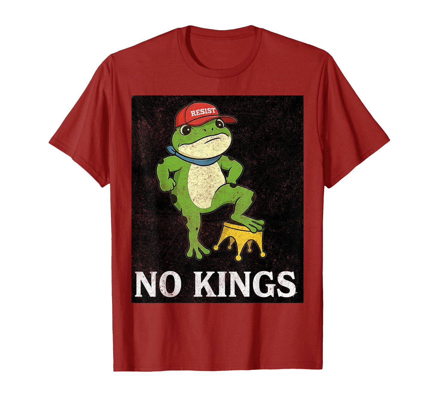 Freedom Portland Frog Resist No Kings T-Shirt