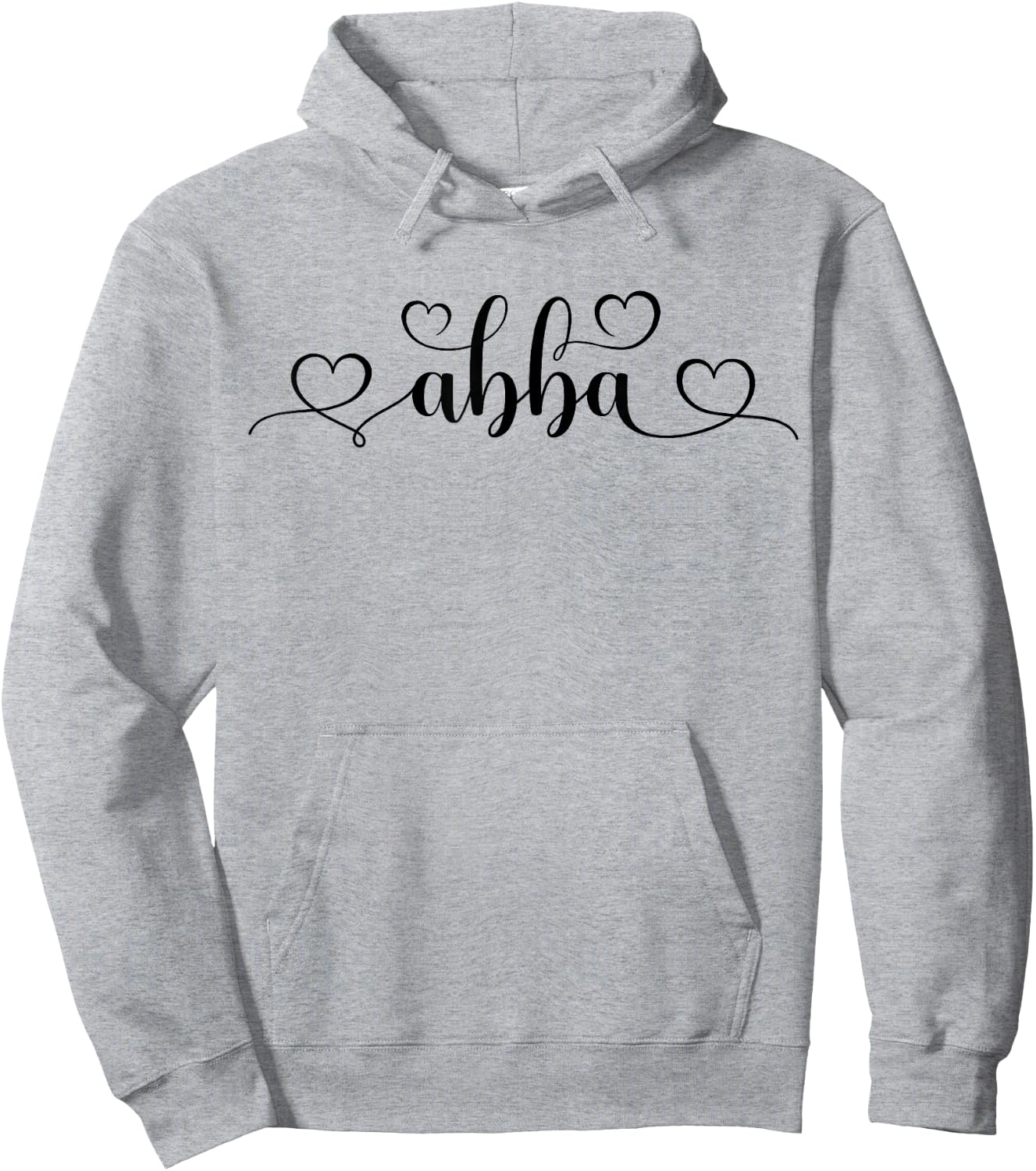 Abba Name Women Men Kids Abba Birthday Shirt Gift Abba Name Hoodie - Hoodie | Ash