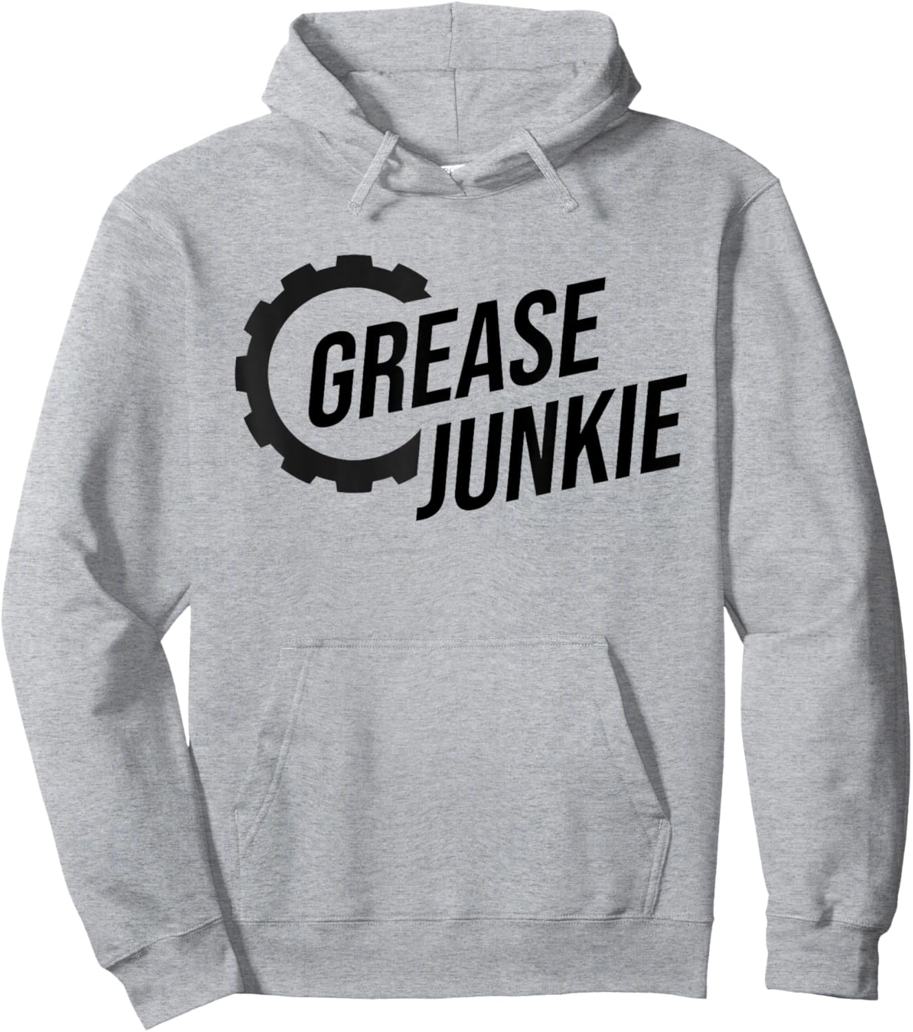 Grease Junkie Monkey Mechanic Tech Garage Repair Engines Hoodie - Hoodie | Ash