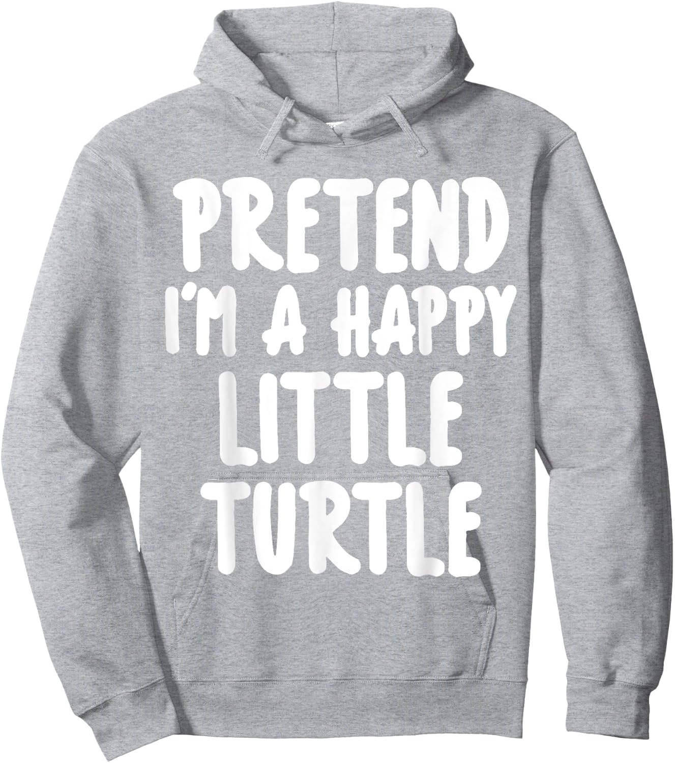 Pretend I'm A Turtle Easy Lazy Halloween Costume Hoodie - Hoodie | Ash