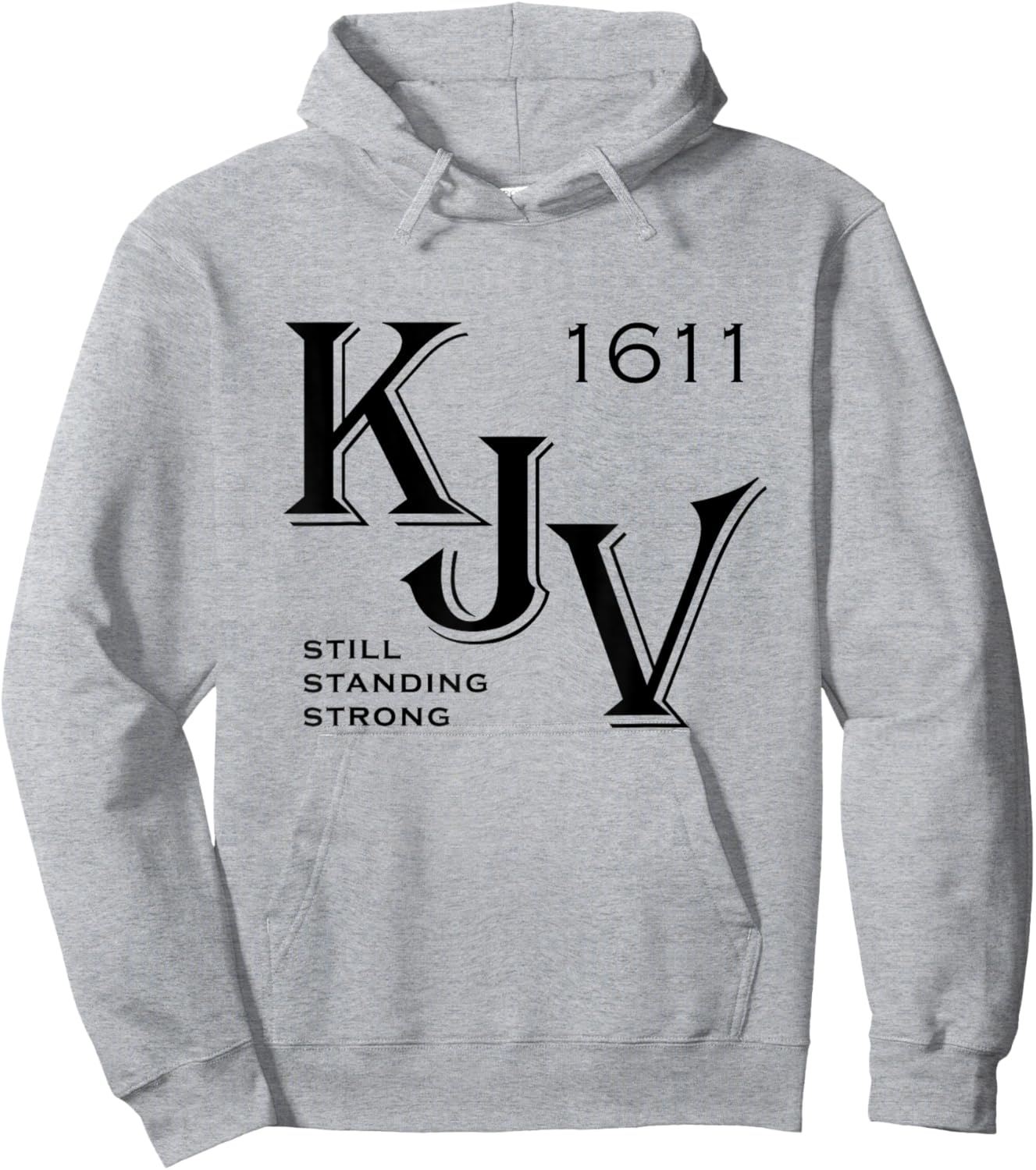 KJV King James Bible 1611 Christian Hoodie - Hoodie | Ash