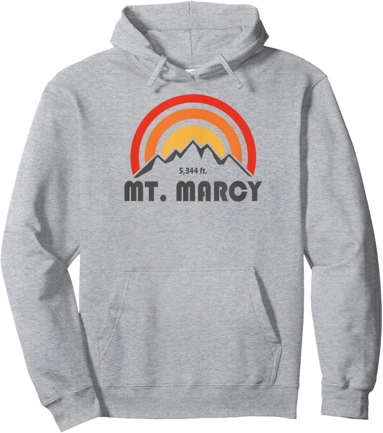 Mt. Marcy New York Hoodie - Hoodie | Ash