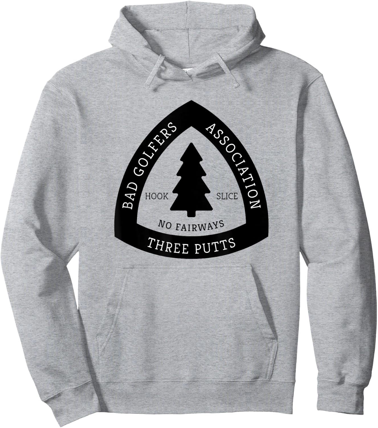 Bad Golfers Association - logo Hoodie - Hoodie | Ash