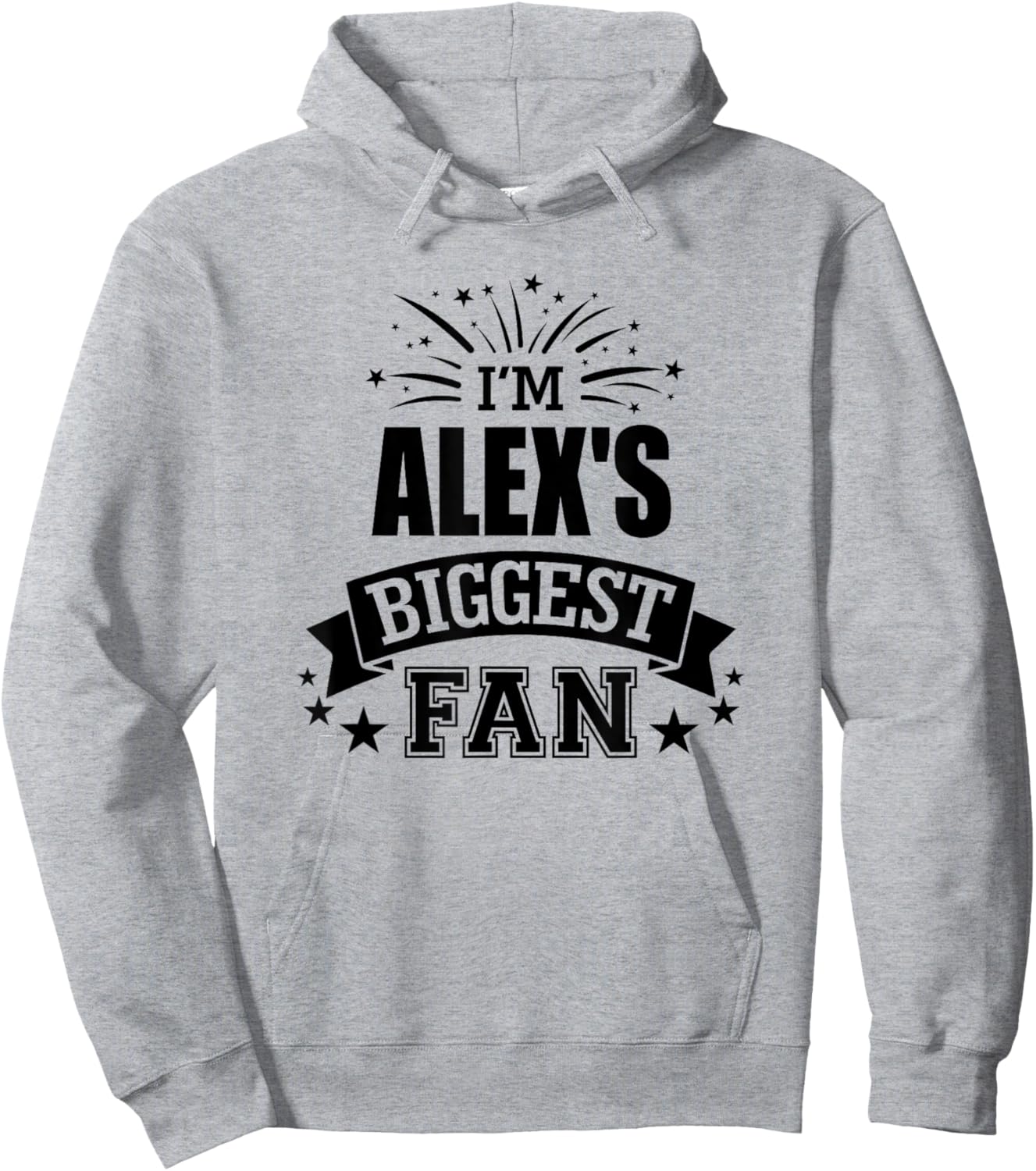 I'm Alex's Biggest Fan Love Alex #1 Sports Hoodie - Hoodie | Ash