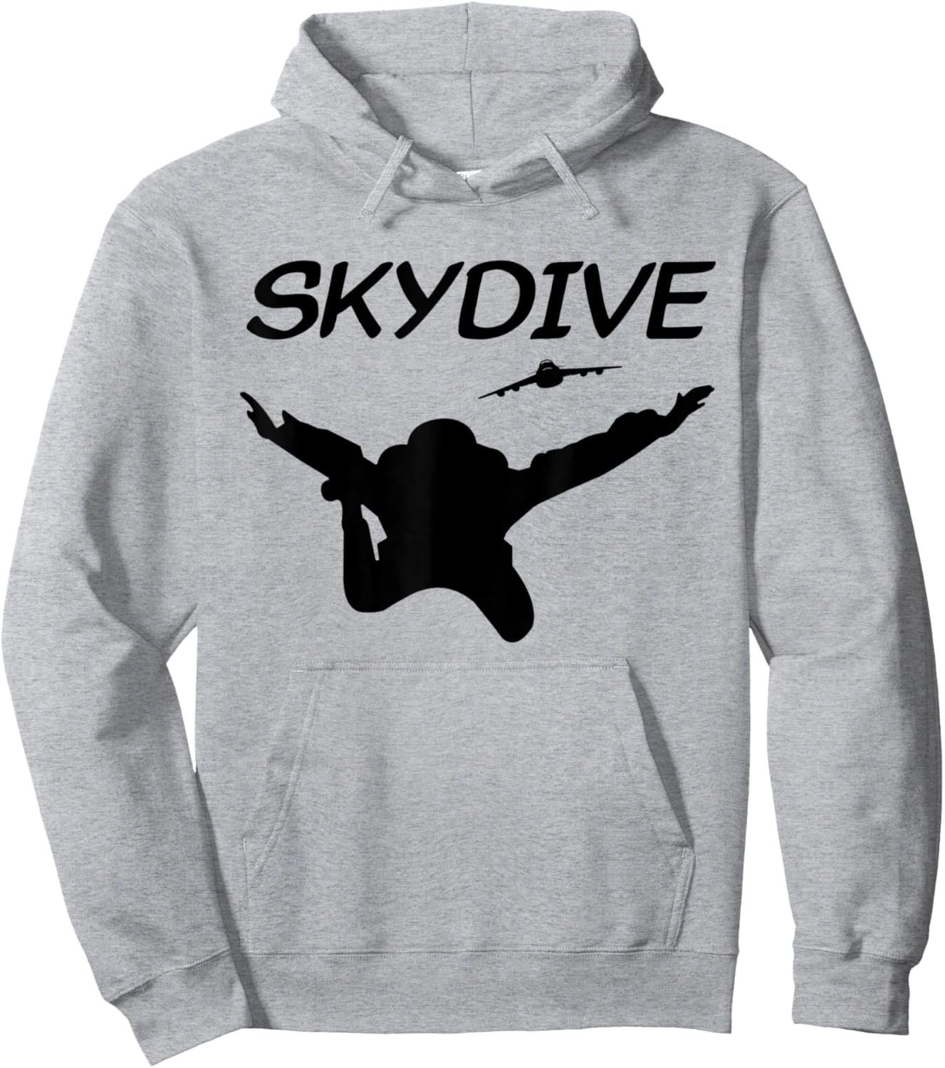 Skydiver Skydiving Falling Parachutist Hoodie - Hoodie | Ash