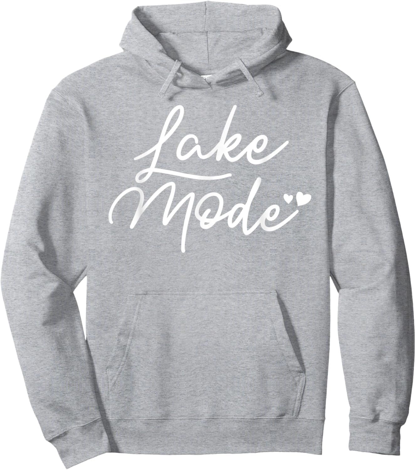Lake Life in Summer Vacation of Funny Camping and Lake Mode Hoodie - Hoodie | Ash