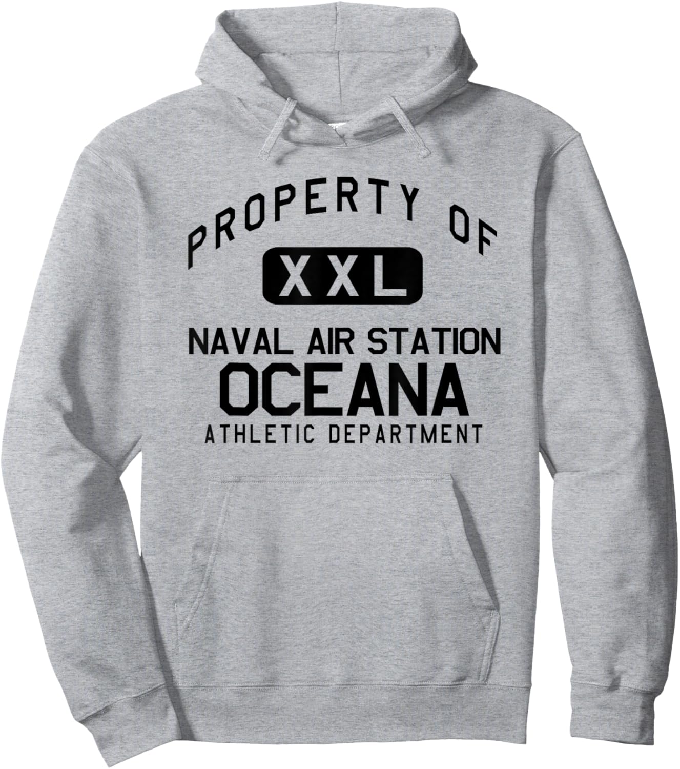 Property of Naval Air Station Oceana Athletic Department Hoodie - Hoodie | Ash