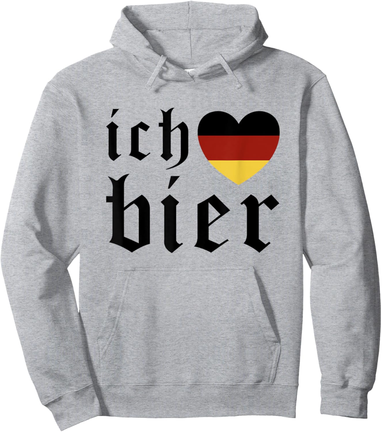 Ich Heart Bier Oktoberfest Costume Beer Festival Drinking Hoodie - Hoodie | Ash