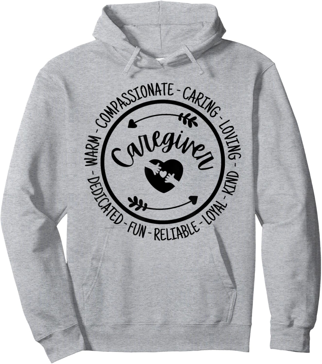 Caregiver Life Care Giver Appreciation Hoodie - Hoodie | Ash